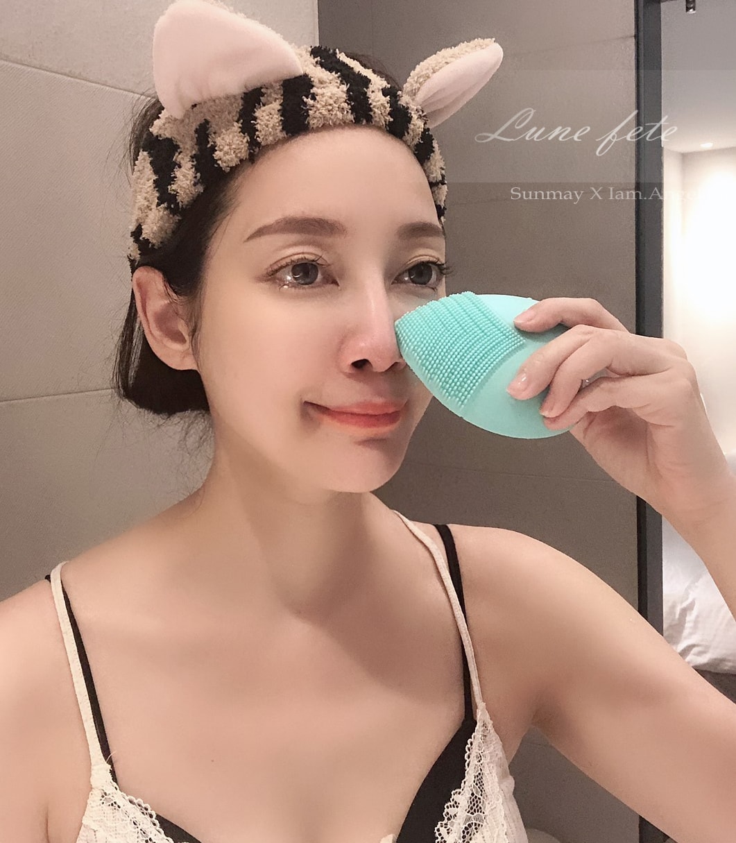  [3C小家電開箱] Sunmay 音波淨透潔面儀 / 洗臉機 矽膠材質防污防霉 居家臉部清潔保養一次到位  讓髒污出得來 精華進得去 輕鬆擁有蛋殼肌