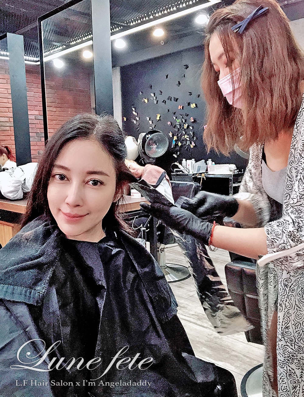 [汐止染髮推薦]霧感耳圈染設計師推薦 Una(L.F Hair Salon ) StyleMap美配 一秒GET汐止區最優質美髮SALON!