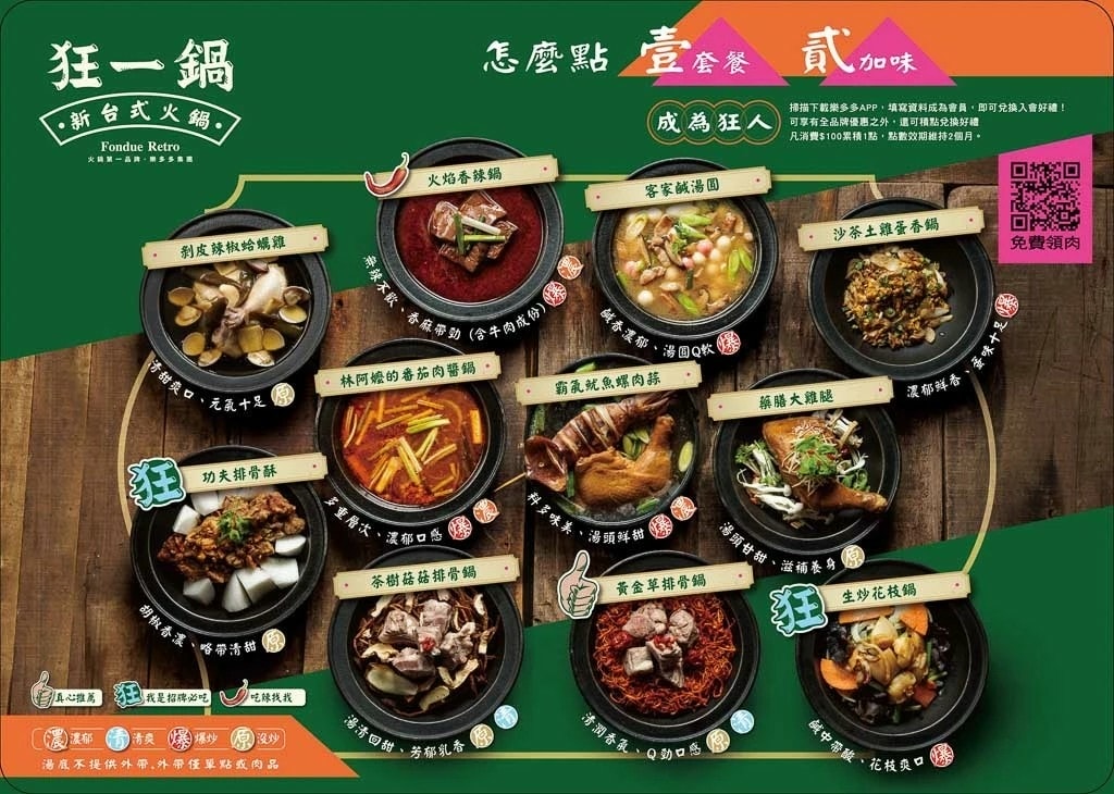 新莊美食 狂一鍋新莊復興店 濃厚系台熱炒火鍋 不 限 時 吃