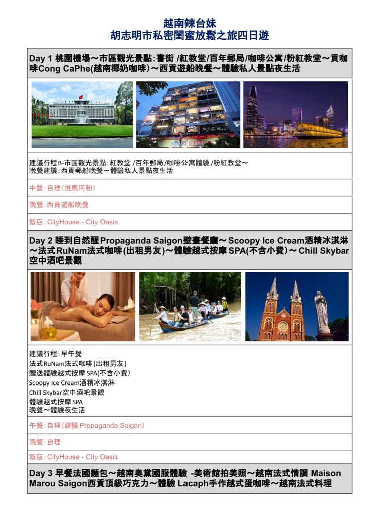 2024越南胡志明美食地圖大全胡志明旅遊閨密限定版 除了美