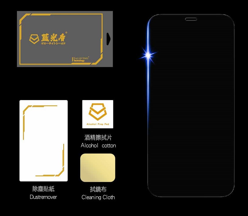 藍光盾保護貼推薦iPhone12PRO抗藍光保護貼獲得SG