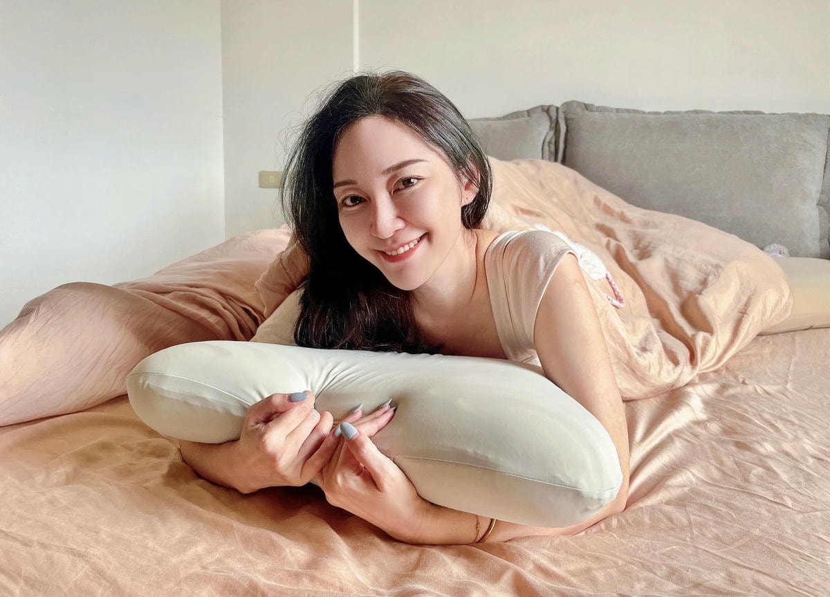 元氣蛋白枕 夏季涼感專用枕 好眠必備 天然乳膠抗螨透氣支撐度