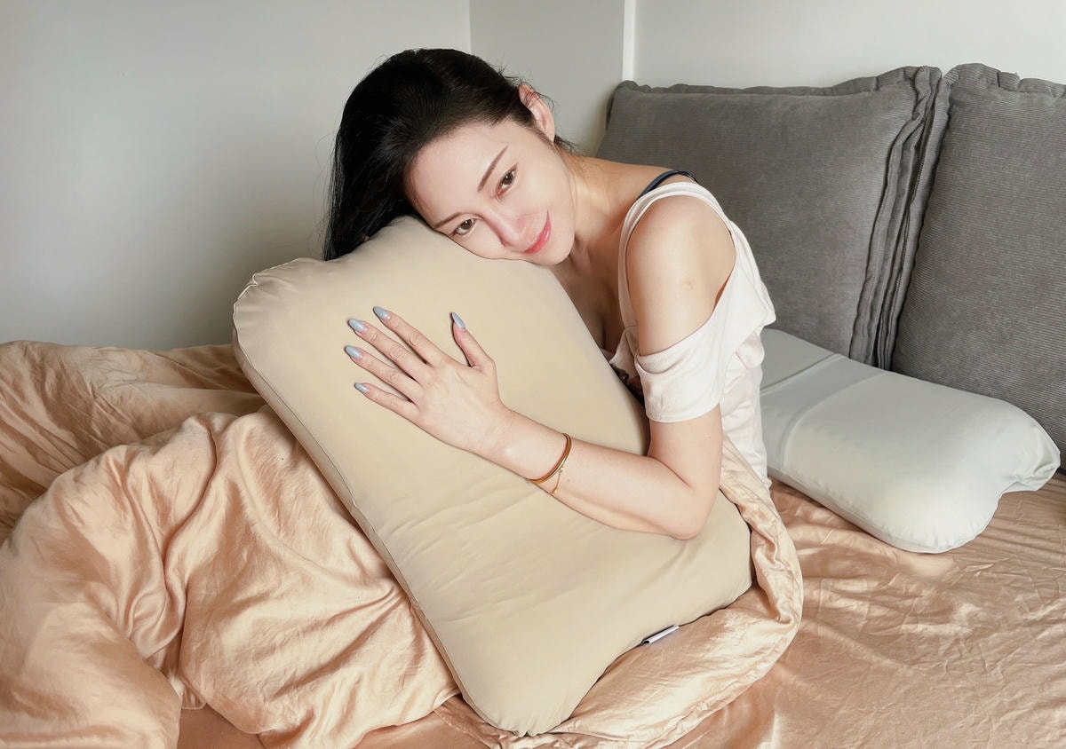元氣蛋白枕 夏季涼感專用枕 好眠必備 天然乳膠抗螨透氣支撐度