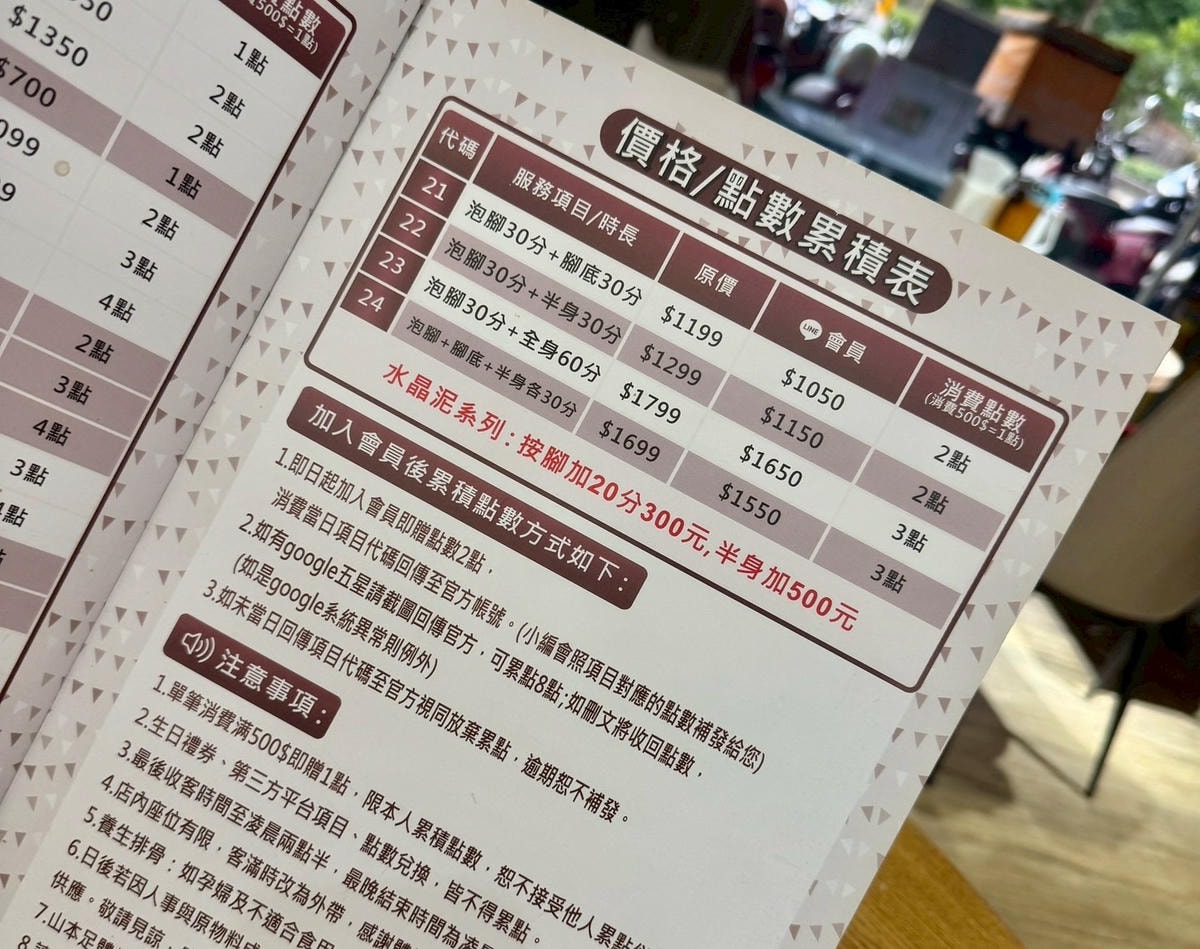 文內有800元優惠卷 板橋山本主體養生會館 獨家專利水晶 板橋按摩推薦-山本主體養生會館 獨家專利水晶泥泡腳30分鐘+