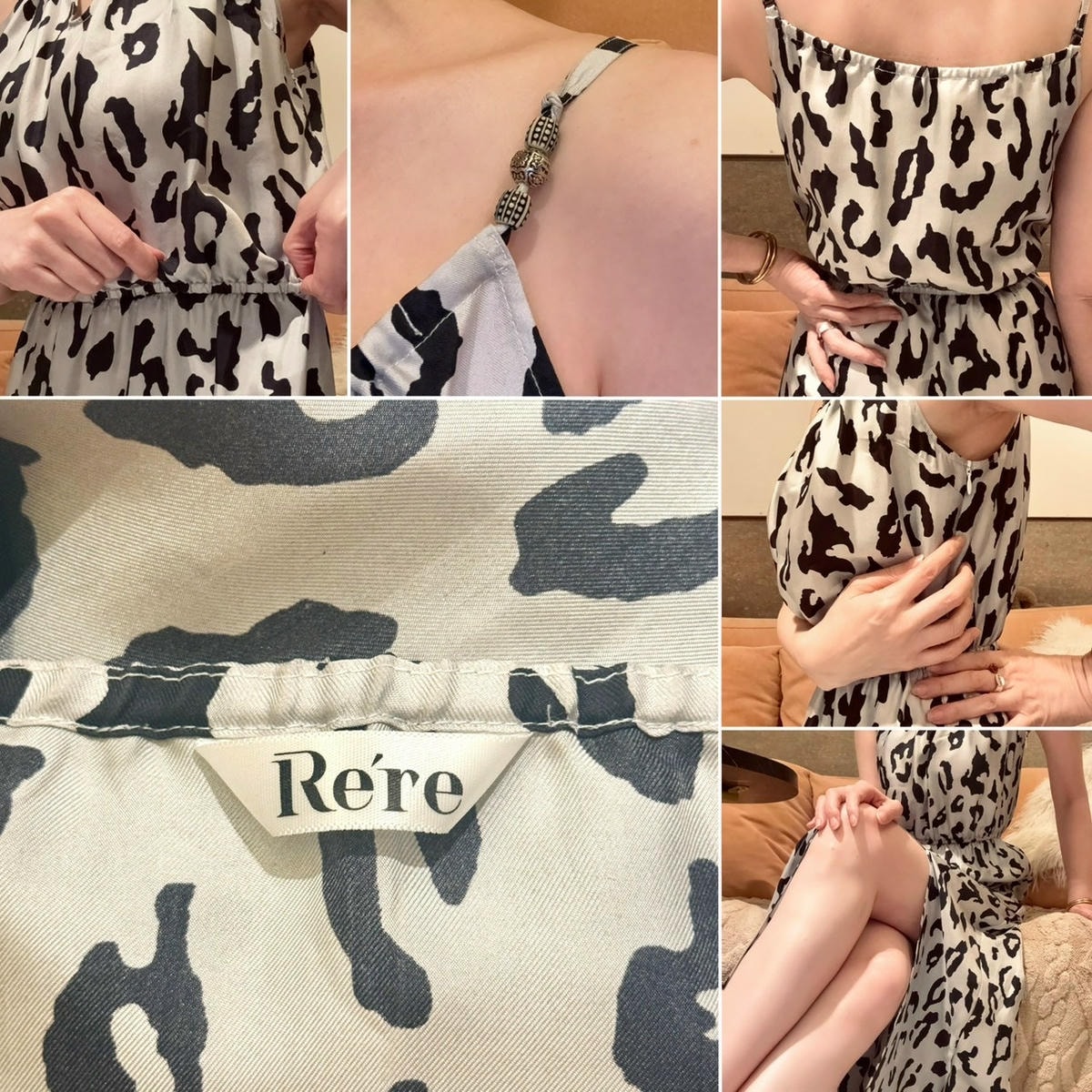 Re’re 永續時尚 動物紋Onepiece洋裝連身褲 Re’re 永續時尚 動物紋Onepiece洋裝連身褲