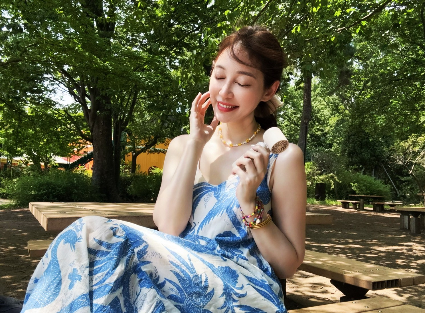 夏季旅遊降溫神器｜ONAIR 三代迷你製冷冰敷風扇開箱實測